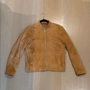 Rag & Bone Suede Racer Jacket